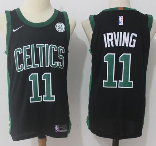 Nike Celtics #11 Kyrie Irving Black NBA Swingman Jersey Nike Celtics #11 Kyrie Irving Black NBA Swingman Jersey