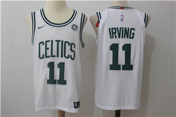 Nike Celtics #11 Kyrie Irving White Nike Stitched NBA Jersey Nike Celtics #11 Kyrie Irving White Nike Stitched NBA Jersey