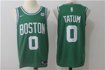 Nike Celtics #0 Jayson Tatum Green Nike Stitched NBA Jersey Nike Celtics #0 Jayson Tatum Green Nike Stitched NBA Jersey
