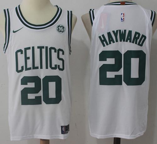 Nike Celtics #20 Gordon Hayward White Stitched NBA Jersey Nike Celtics #20 Gordon Hayward White Stitched NBA Jersey