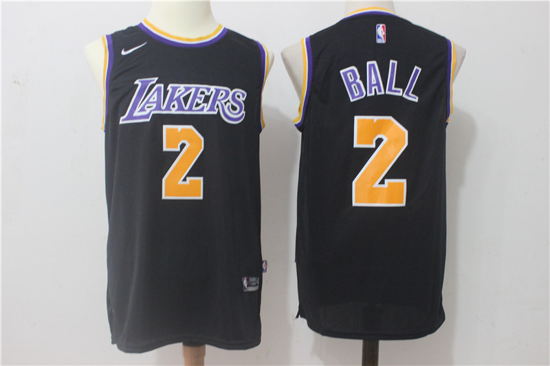 Nike Celtics #2 Lonzo Ball Black Stitched NBA Jersey