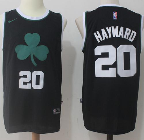 Nike Celtics #20 Gordon Hayward Black Stitched NBA Jersey
