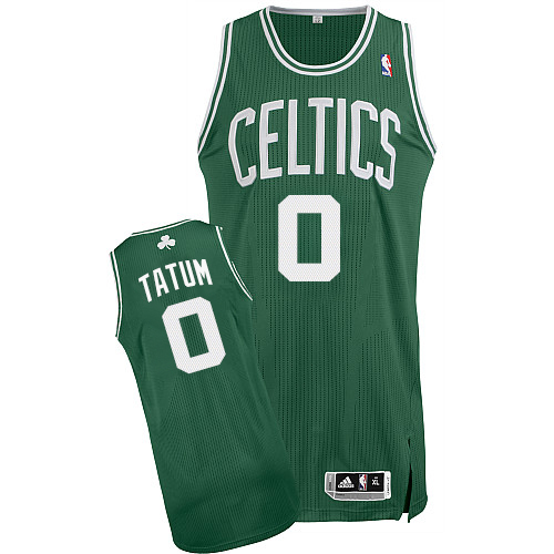 Celtics #0 Jayson Tatum Green Stitched NBA Jersey