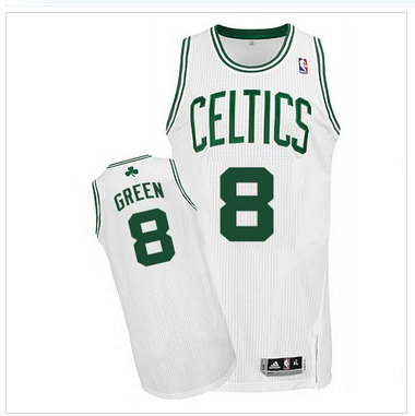 Boston Celtics Revolution 30 #8 Jeff Green White Stitched NBA Jersey