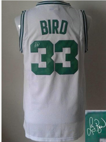 Boston Celtics Revolution 30 Autographed #33 Larry Bird White Stitched NBA Jersey Boston Celtics Revolution 30 Autographed #33 Larry Bird White Stitched NBA Jersey