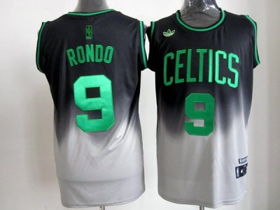 nba boston celtics #9 rondo black-grey jerseys nba boston celtics #9 rondo black-grey jerseys