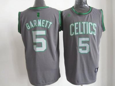 nba boston celtics #5 garnett grey jerseys nba boston celtics #5 garnett grey jerseys