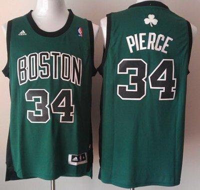 Boston Celtics 34 Paul Pierce Green Revolution 30 Swingman NBA Jersey Black Number Boston Celtics 34 Paul Pierce Green Revolution 30 Swingman NBA Jersey Black Number