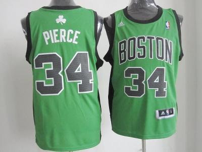 nba boston celtics #34 pierce green(black number)(revolution 30 swingman) nba boston celtics #34 pierce green(black number)(revolution 30 swingman)