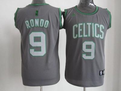 nba boston celtics #9 rondo grey jerseys nba boston celtics #9 rondo grey jerseys