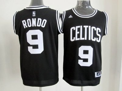 nba boston celtics #9 rondo black-white nba boston celtics #9 rondo black-white