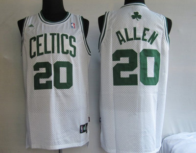 NBA Jersey Boston Celtlcs 20# ALLEN white（Swingman