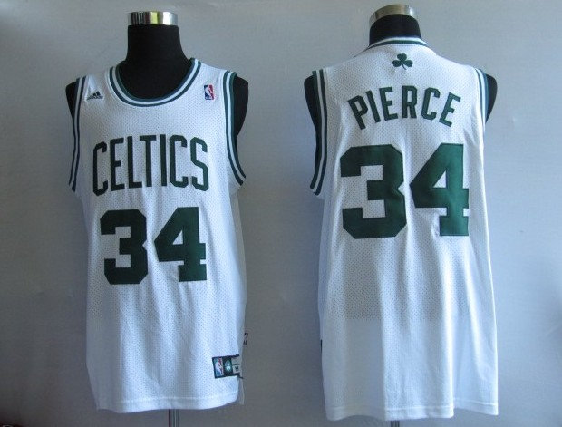 NBA Jersey Boston Celtlcs 34# Pierce white（Swingman)