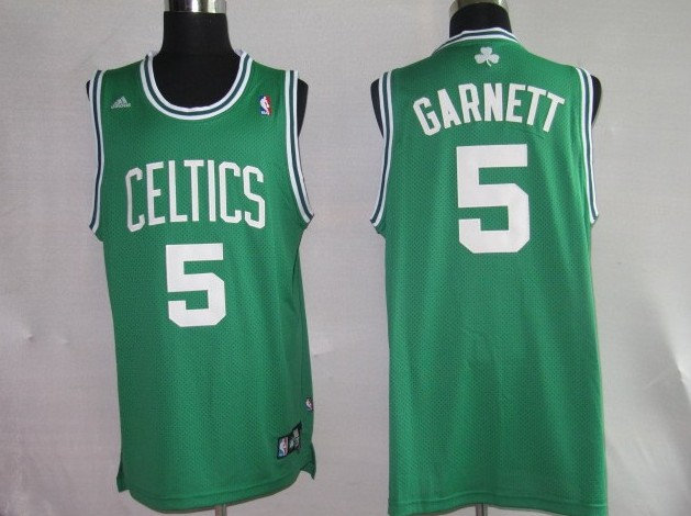 NBA Jersey Boston Celtlcs 5# GARNETT Green（Swingman