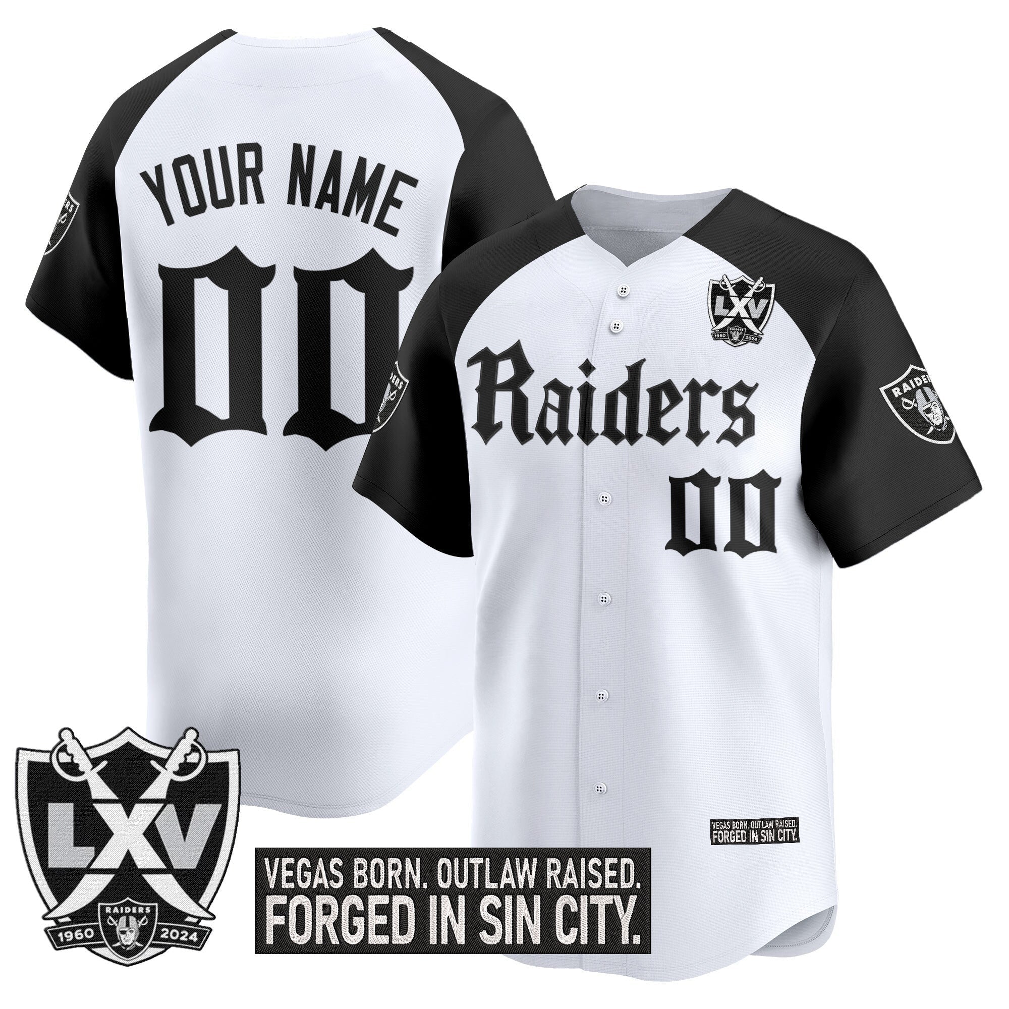 Custom Las Vegas Raiders Gothic Sin City Shadows Edition Vapor Baseball Jersey – All Stitched – Alternate Jersey Custom Las Vegas Raiders Gothic Sin City Shadows Edition Vapor Baseball Jersey – All Stitched – Alternate Jersey