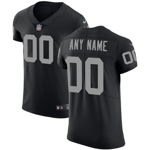 Men's Oakland Raiders Black Nike Black Vapor Untouchable Custom Elite Jersey Men's Oakland Raiders Black Nike Black Vapor Untouchable Custom Elite Jersey