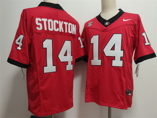 Georgia Bulldogs #14 Gunner Stockton Red 2024 F.U.S.E. Stitched Jersey Georgia Bulldogs #14 Gunner Stockton Red 2024 F.U.S.E. Stitched Jersey