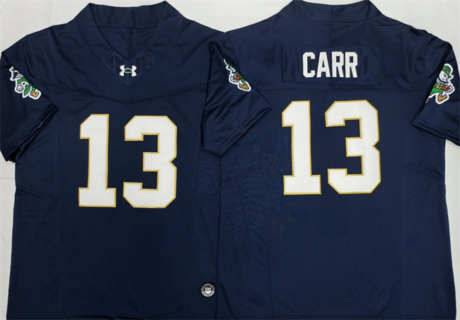 Men's Notre Dame Fighting Irish #13 Riley Leonard Navy 2026 F.U.S.E. Limited Stitched Jersey