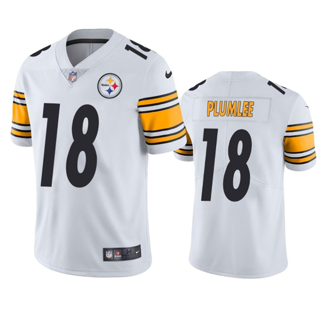 Youth Pittsburgh Steelers #18 John Rhys Plumlee White Vapor Untouchable Limited Stitched Jersey Youth Pittsburgh Steelers #18 John Rhys Plumlee White Vapor Untouchable Limited Stitched Jersey