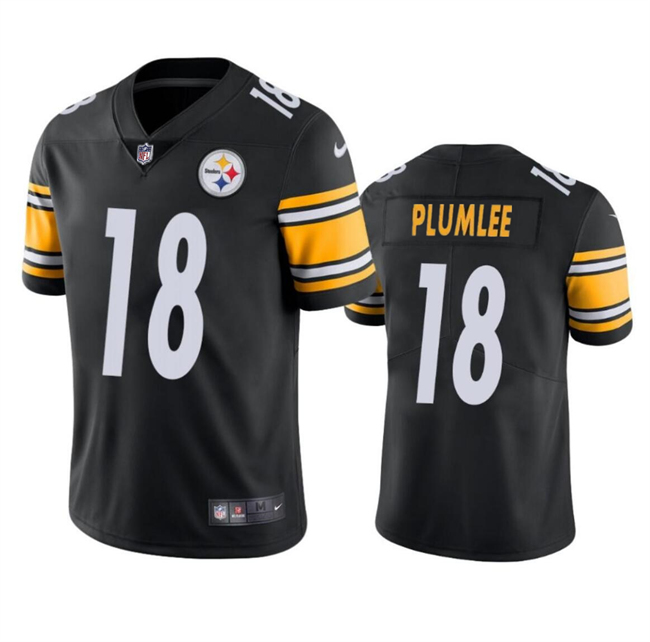 Youth Pittsburgh Steelers #18 John Rhys Plumlee Black Vapor Untouchable Limited Stitched Jersey Youth Pittsburgh Steelers #18 John Rhys Plumlee Black Vapor Untouchable Limited Stitched Jersey