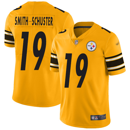 Steelers #19 JuJu Smith-Schuster Gold Youth Stitched Football Limited Inverted Legend Jersey Steelers #19 JuJu Smith-Schuster Gold Youth Stitched Football Limited Inverted Legend Jersey