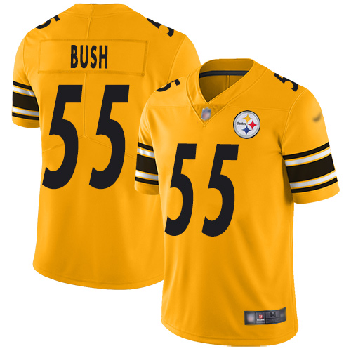 Steelers #55 Devin Bush Gold Youth Stitched Football Limited Inverted Legend Jersey Steelers #55 Devin Bush Gold Youth Stitched Football Limited Inverted Legend Jersey