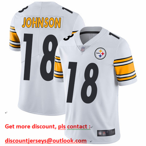 Steelers #18 Diontae Johnson White Youth Stitched Football Vapor Untouchable Limited Jersey Steelers #18 Diontae Johnson White Youth Stitched Football Vapor Untouchable Limited Jersey