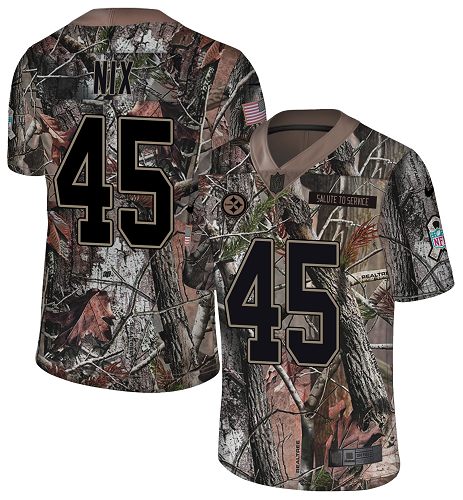 Nike Steelers #45 Roosevelt Nix Camo Youth Stitched NFL Limited Rush Realtree Jersey Nike Steelers #45 Roosevelt Nix Camo Youth Stitched NFL Limited Rush Realtree Jersey