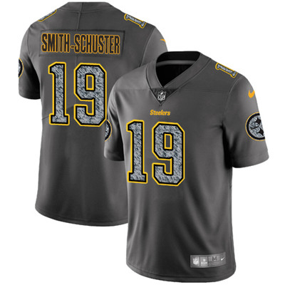 Nike Steelers #19 JuJu Smith-Schuster Gray Static Youth NFL Vapor Untouchable Game Jersey Nike Steelers #19 JuJu Smith-Schuster Gray Static Youth NFL Vapor Untouchable Game Jersey