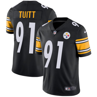 Nike Steelers #91 Stephon Tuitt Black Team Color Youth Stitched NFL Vapor Untouchable Limited Jersey Nike Steelers #91 Stephon Tuitt Black Team Color Youth Stitched NFL Vapor Untouchable Limited Jersey