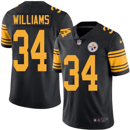 Nike Steelers #34 DeAngelo Williams Black Youth Stitched NFL Limited Rush Jersey Nike Steelers #34 DeAngelo Williams Black Youth Stitched NFL Limited Rush Jersey