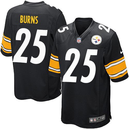 Nike Steelers #25 Artie Burns Black Team Color Youth Stitched NFL Elite Jersey Nike Steelers #25 Artie Burns Black Team Color Youth Stitched NFL Elite Jersey