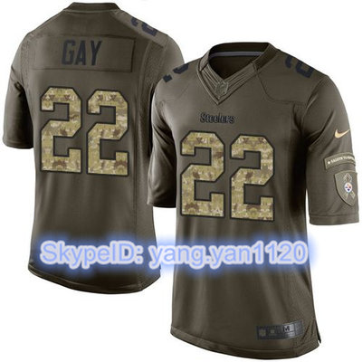 Nike Steelers #22 William Gay Green Youth Stitched NFL Limited Salute to Service Jersey Nike Steelers #22 William Gay Green Youth Stitched NFL Limited Salute to Service Jersey