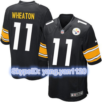 Nike Steelers #11 Markus Wheaton Black Team Color Youth Stitched NFL Elite Jersey Nike Steelers #11 Markus Wheaton Black Team Color Youth Stitched NFL Elite Jersey