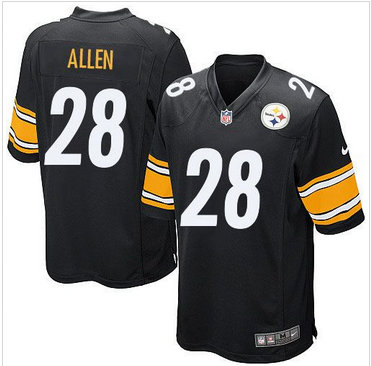 Youth Nike Steelers #28 Cortez Allen Black Team Color Stitched NFL Elite Jersey Youth Nike Steelers #28 Cortez Allen Black Team Color Stitched NFL Elite Jersey