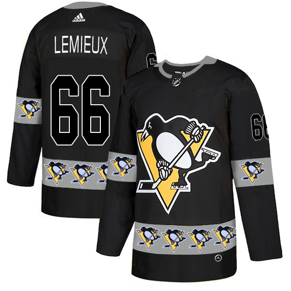 Penguins 66 Mario Lemieux Black Team Logos Fashion Adidas Jersey Penguins 66 Mario Lemieux Black Team Logos Fashion Adidas Jersey