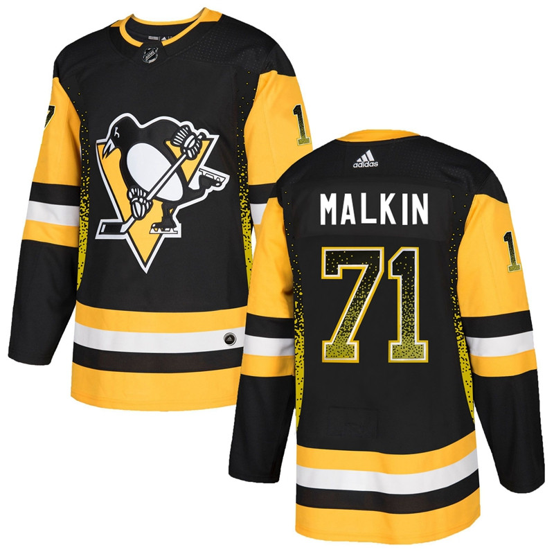 Penguins 71 Evgeni Malkin Black Drift Fashion Adidas Jersey Penguins 71 Evgeni Malkin Black Drift Fashion Adidas Jersey