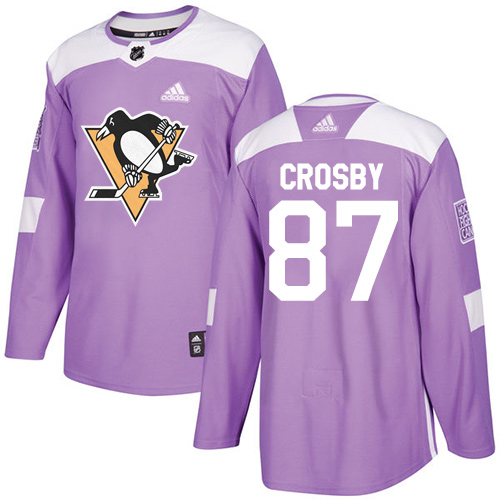 Adidas Penguins #87 Sidney Crosby Purple Authentic Fights Cancer Stitched NHL Jersey Adidas Penguins #87 Sidney Crosby Purple Authentic Fights Cancer Stitched NHL Jersey