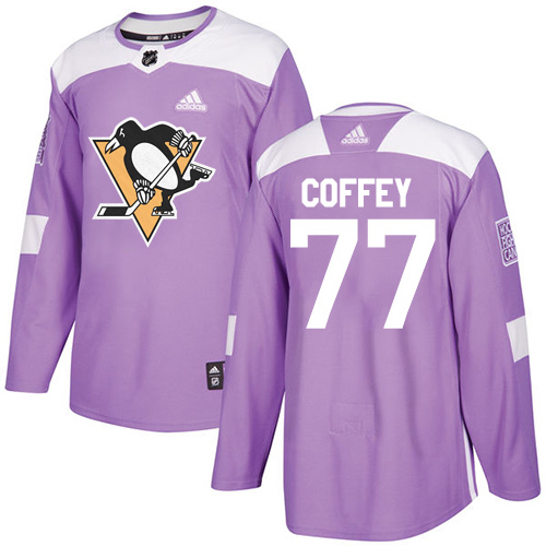 Adidas Penguins #77 Paul Coffey Purple Authentic Fights Cancer Stitched NHL Jersey Adidas Penguins #77 Paul Coffey Purple Authentic Fights Cancer Stitched NHL Jersey