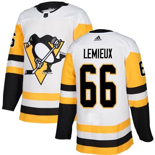 Adidas Penguins #66 Mario Lemieux White Road Authentic Stitched NHL Jersey Adidas Penguins #66 Mario Lemieux White Road Authentic Stitched NHL Jersey