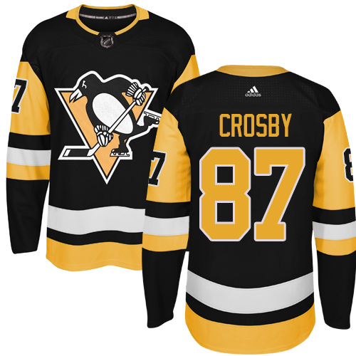 Adidas Penguins #87 Sidney Crosby Black Alternate Authentic Stitched NHL Jersey Adidas Penguins #87 Sidney Crosby Black Alternate Authentic Stitched NHL Jersey