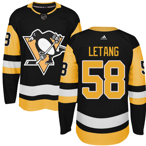 Adidas Penguins #58 Kris Letang Black Alternate Authentic Stitched NHL Jersey Adidas Penguins #58 Kris Letang Black Alternate Authentic Stitched NHL Jersey