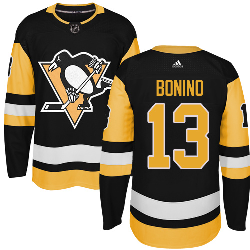 Adidas Penguins #13 Nick Bonino Black Alternate Authentic Stitched NHL Jersey Adidas Penguins #13 Nick Bonino Black Alternate Authentic Stitched NHL Jersey