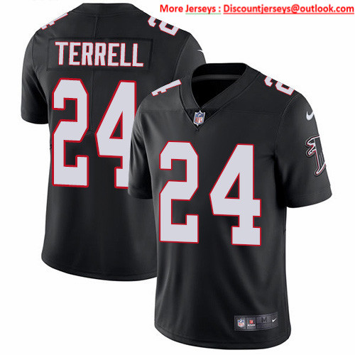 Nike Falcons #24 A.J. Terrell Black Alternate Men's Stitched NFL Vapor Untouchable Limited Jersey