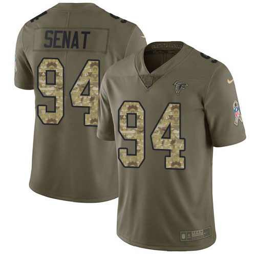 Nike Falcons 94 Deadrin Senat Olive Camo Salute To Service Limited Jersey Nike Falcons 94 Deadrin Senat Olive Camo Salute To Service Limited Jersey