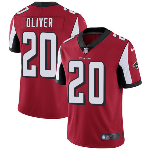Nike Falcons #20 Isaiah Oliver Red Team Color Men's Stitched NFL Vapor Untouchable Limited Jersey Nike Falcons #20 Isaiah Oliver Red Team Color Men's Stitched NFL Vapor Untouchable Limited Jersey