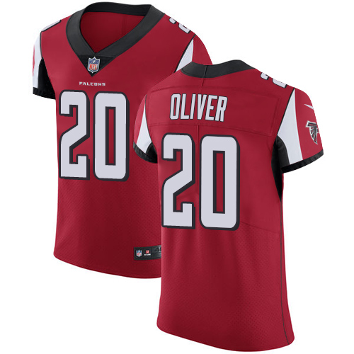 Nike Falcons #20 Isaiah Oliver Red Team Color Men's Stitched NFL Vapor Untouchable Elite Jersey Nike Falcons #20 Isaiah Oliver Red Team Color Men's Stitched NFL Vapor Untouchable Elite Jersey