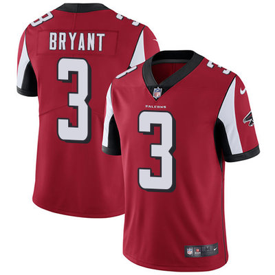 Nike Falcons #3 Matt Bryant Red Team Color Men's Stitched NFL Vapor Untouchable Limited Jersey Nike Falcons #3 Matt Bryant Red Team Color Men's Stitched NFL Vapor Untouchable Limited Jersey