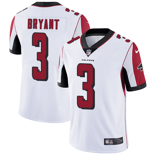 Nike Falcons #3 Matt Bryant White Men's Stitched NFL Vapor Untouchable Limited Jersey Nike Falcons #3 Matt Bryant White Men's Stitched NFL Vapor Untouchable Limited Jersey