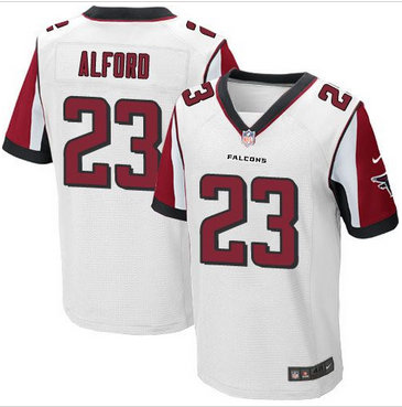 Nike Atlanta Falcons #23 Robert Alford White Men's Stitched NFL Elite Jersey Nike Atlanta Falcons #23 Robert Alford White Men's Stitched NFL Elite Jersey